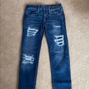 American Eagle ripped jeans